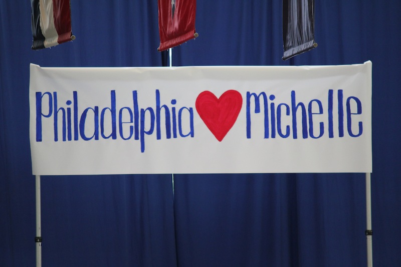 Michelle Obama Rallies Obama Supporters in Philly