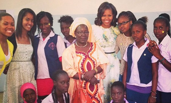 Michelle Obama Searches for an Identity in Senegal