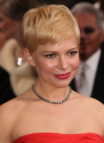 Actress Michelle Williams and the blood-stained red carpet