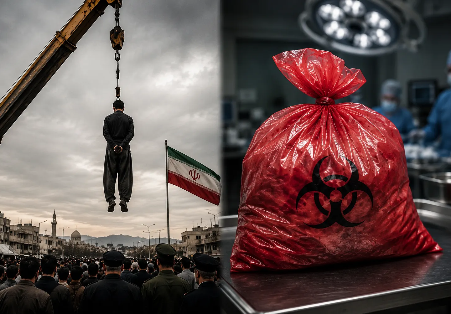 From the Iranian crane to the red biohazard bag