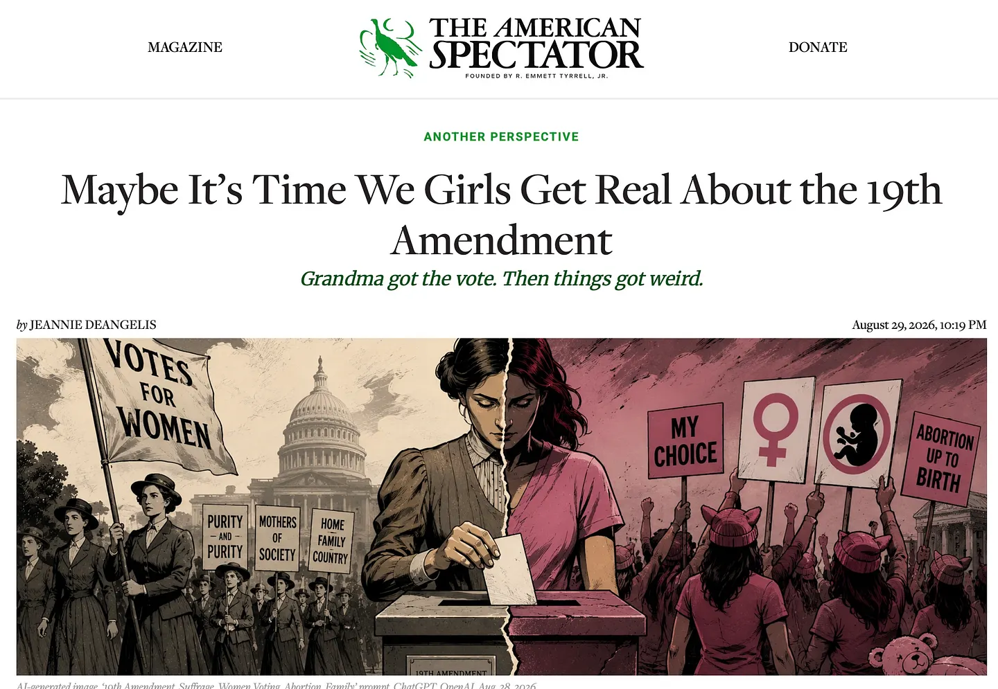 Maybe It’s Time We Girls Get Real About the 19th Amendment